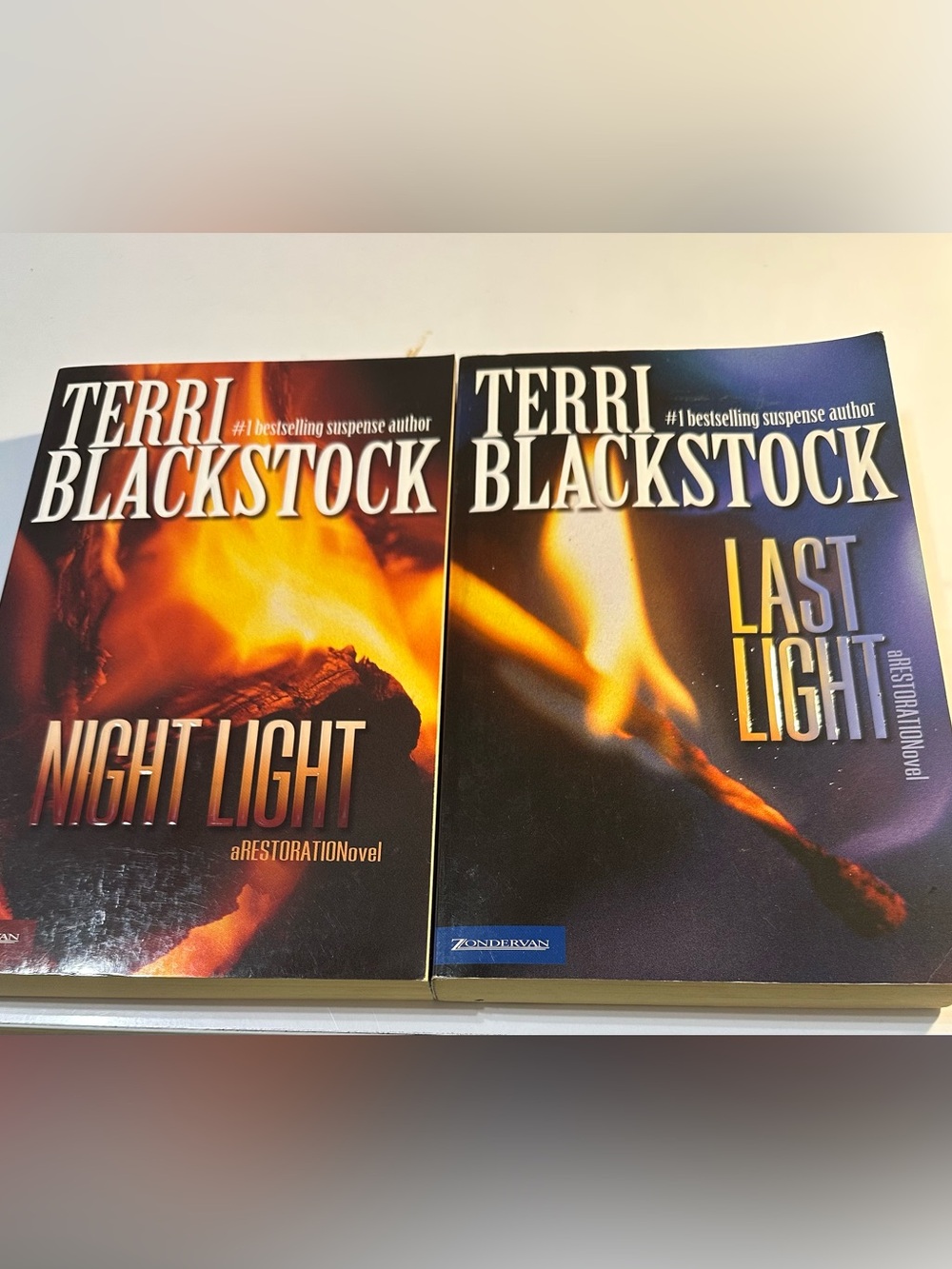 Night Light & Last Light - 2 Paperback Suspense Novels by Terri Blackstock